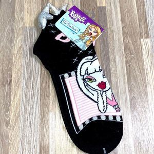 Bratz doll Pom Pom head black socks loungewear Y2K fashion dolls socks vintage